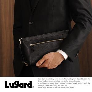 青木鞄 Lugard 本革セカンドバッグ メンズ 日本製 レザー B6｜t-style