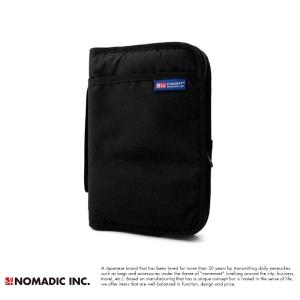 バッグインバッグ A4 二つ折り ブラック NOMADIC ノーマディック 薄型 軽い 整理 軽量｜t-style