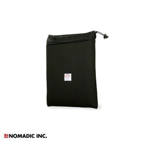 NOMADIC ノーマディック クッションポーチ 巾着タイプ 38cm×28cm ブラック｜t-style