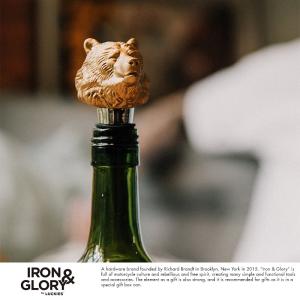ワインストッパー Iron&Glory ワイン ボトル ストッパー
