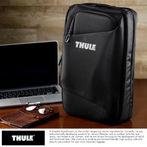メンズ リュック ビジネス 通勤 THULE 3way メンズバッグ Accent Laptop Bag ブラック  大人 おしゃれ シンプル 大きい 機能的｜t-style