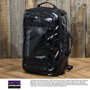 リュック 大容量 ボストン メンズ シンプル patagonia 3wayボストンバッグ BLACK HOLE MLC 45L  メンズ おしゃれ 旅行 機内持ち込み｜t-style