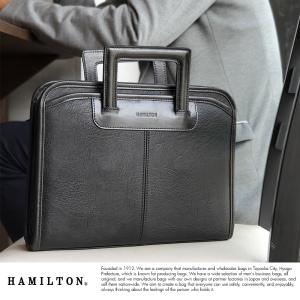 ビジネスバッグ メンズ 黒 シンプル HAMILTON 抜き手 3way クラッチバッグ ブラック 仕事 書類 ショルダーの商品画像