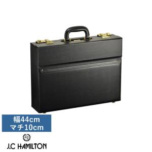 J.C HAMILTON 合成皮革 パイロットケース 幅44cm×マチ10cm 日本製 豊岡製 フライトケース メンズ 合皮 ビジネスバッグ A3 スリム 薄型｜t-style