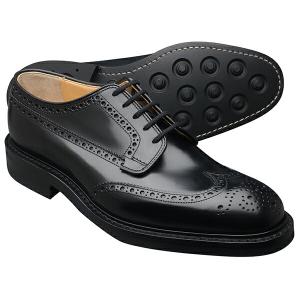 【良品】Church'sチャーチ ウイングチップ（7）革靴　本革　ブラック チャーチ Churchs グラフトン ウイングチップ 靴 シューズ