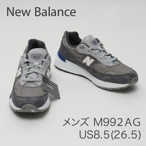NEW BALANCE◇U992/グレー/27cm/GRY/スウェード// : セカンド