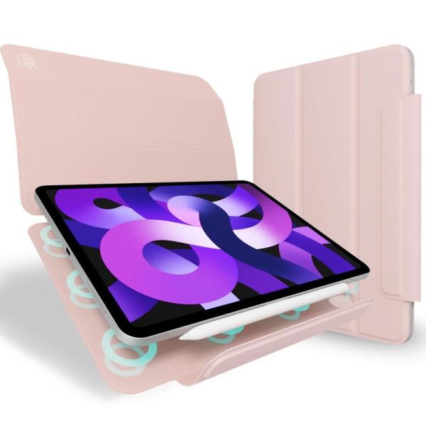 MS factory iPad Air 第5世代 用 ケース マグネット吸着 カバー Air 第4世...