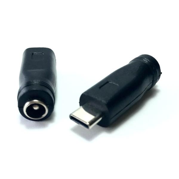 Access 2個セット DCジャック DC電源 USB Type-C 変換 コネクター 5.5x2...