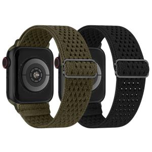 Suitisbest コンパチブル アップルウォッチ バンド 41mm 40mm 38mm 通気性 Apple Watch ナイロンバンド｜t-tam-shop