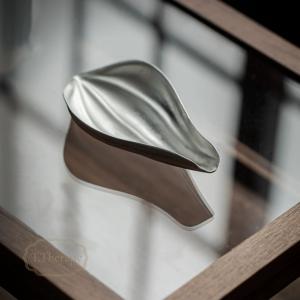 茶道具 菓子器 干菓子器 干菓子盆 溜塗り 七宝盆 胡麻竹張り 鵬雲斎好