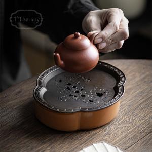 陶器 涼炉 りょうろ 茶炉 土風炉 煎茶道具 焜炉 こんろ 冷炉 風炉（箱