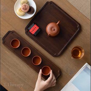 抗菌 竹製 茶盤 ランチ ティー カフェ用トレ...の詳細画像2