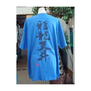雅龍天昇 縦書 書道家が書くかっこいい漢字tシャツ T Kanji Garyutensho Tate T Time せとうち広告 通販 Yahoo ショッピング