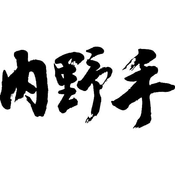 &quot;内野手(横書)&quot;書道家が書くかっこいい漢字トレーナー