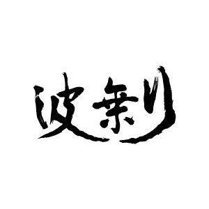 ”波乗り（横書）” 書道家が書くかっこいい漢字トレーナー-