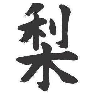 梨 書道家が書くかっこいい漢字トレーナー Tl Kanji Nashi Kudamono T Time せとうち広告 通販 Yahoo ショッピング