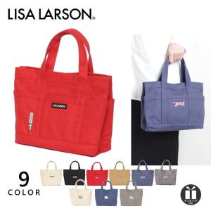 リサラーソン トートバッグ レディース 小さめ 仕切り マイキー バッグ キャンバス シンプル 猫  LISA LARSON LTMK-01