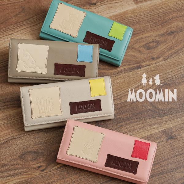 【公式】 MOOMIN ムーミン お財布 財布 長財布 ロングウォレット 本革 レザー patchw...