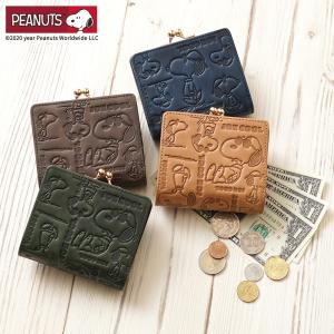 ピーナッツ PEANUTS スヌーピー SNOOPY JOE COOL がま口 2つ折り財布 二つ折り 財布 No.73008｜t-two-o