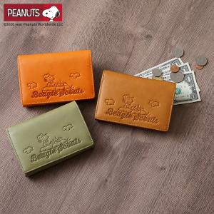 ピーナッツ PEANUTS スヌーピー SNOOPY 3つ折り財布 BEAGLE SCOUTS ギフト No.73065｜t-two-o