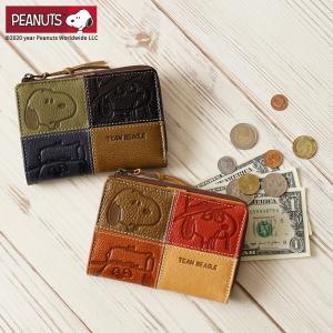 ピーナッツ PEANUTS スヌーピー SNOOPY 2つ折り財布  TEAM BEAGLE  ギフト No.73441｜t-two-o