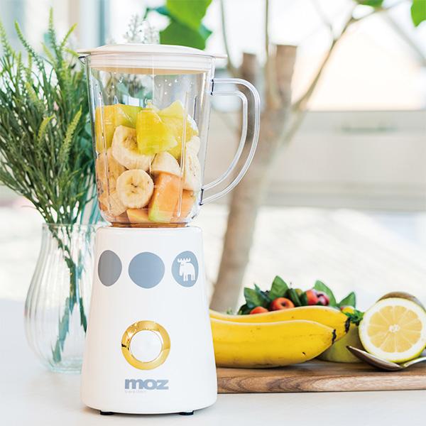 [公式]moz モズ ブレンダー ミキサー 電動 小型 卓上 600ml おしゃれ 北欧 ブランド ...