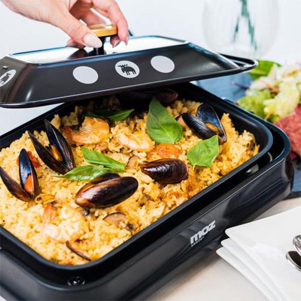 [公式]moz モズ ホットプレート たこ焼きプレート たこ焼き器 焼肉 一人用 二人用 コンパクト...