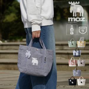 【公式】moz モズ 帆布トートバッグ ミニトート ランチトート 北欧ブランド デザイン エルク リフレクトチャーム付き ポケット ZZHC-04R