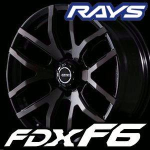 RAYS TEAM DAYTONA FDX F6 17inch 8.0J PCD:139.7 穴数:6H カラー: クリアブラック(KZ) レイズ チーム デイトナ｜t-world