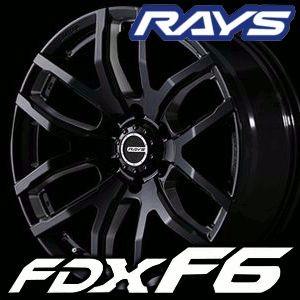 RAYS TEAM DAYTONA FDX F6 17inch 8.0J PCD:139.7 穴数:6H カラー: ブラックマシニング(B8) レイズ チーム デイトナ｜t-world