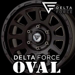 DELTA FORCE OVAL 17inch 8.0J PCD:139.7 穴数:6H カラー:マ...