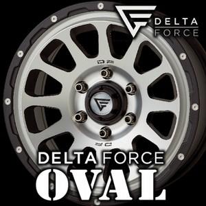 DELTA FORCE OVAL 17inch 8.0J PCD:139.7 穴数:6H カラー:マ...