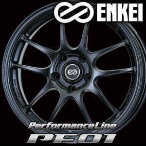 ENKEI PF01 16inch 6.5J PCD:100 穴数:4H カラー: Matte Black エンケイ ホイール