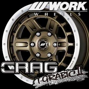 WORK CRAG T-GRABIC II 16inch 6.5J PCD:139.7 穴数:6H カラー:AHGRC ワーク クラッグ ティーグラビック ツー 【ハイエース】｜t-world