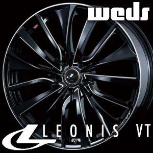 WEDS LEONIS VT inch 8.5J PCD:.3 穴数:5H カラー:PBK/SC