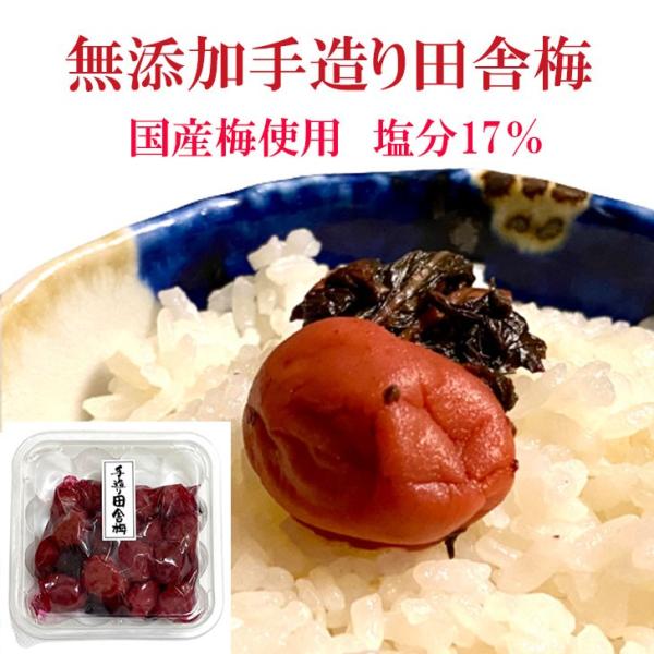 無添加 梅干し 国産 900g(150g×6パック) しそ漬梅 塩分約17％ 送料無料 昔ながらのす...