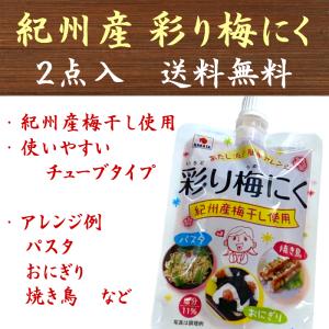 ねり梅 梅肉 彩り梅にく 中田食品 90g×2点入 紀州産 送料無料｜t-yokoo