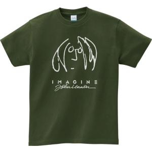 ジョン・レノン IMAGINE Tシャツ グレー ジョン・レノン IMAGINE Tシャツ グレー