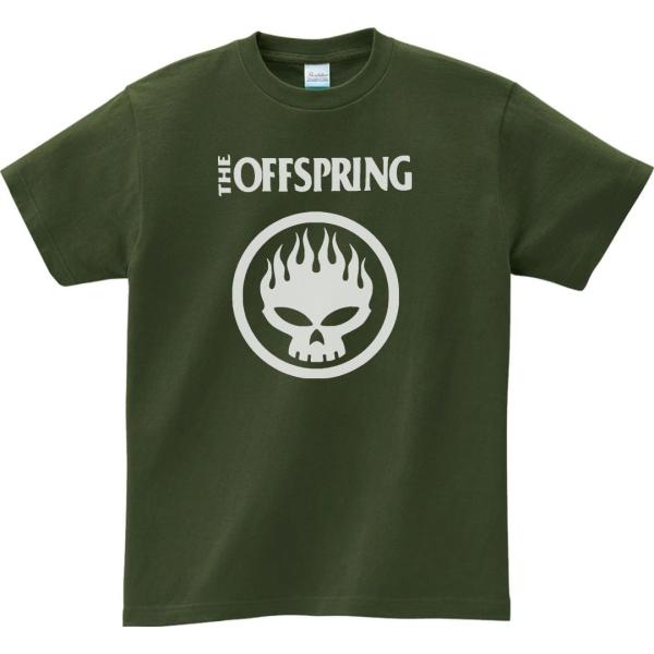 音楽・バンド・ロック・シネマ　 Tシャツ　OFFSPRING　アーミーグリーン