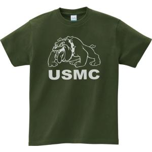 デザイン USMC ブルドッグ アーミーTシャツ ブラック : Tシャツ専門店