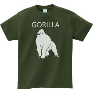ゴリラの顔】メンズ 半袖 Tシャツ ブラック : FOX REPUBLIC - 通販