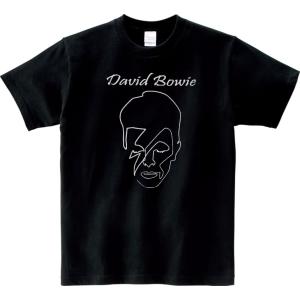 音楽・バンド・ロック・シネマ　 Tシャツ デヴィッド・ボウイ　David  Bowie　ブラック