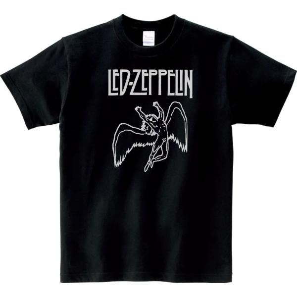 バンド　ロック Tシャツ　LED ZEPPELIN 2　ブラック