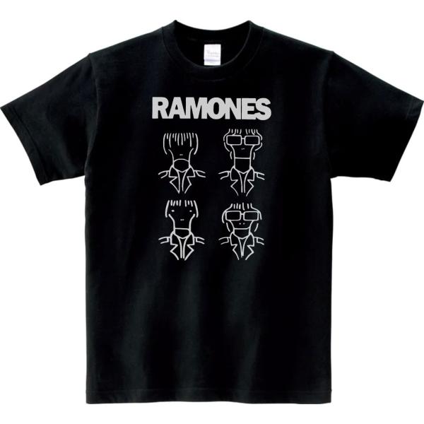 バンド　ロック Tシャツ　RAMONES　ブラック