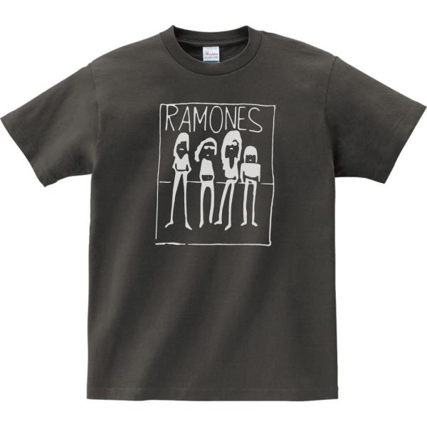 音楽・バンド・ロック・シネマ　 Tシャツ　RAMONES　チャコール
