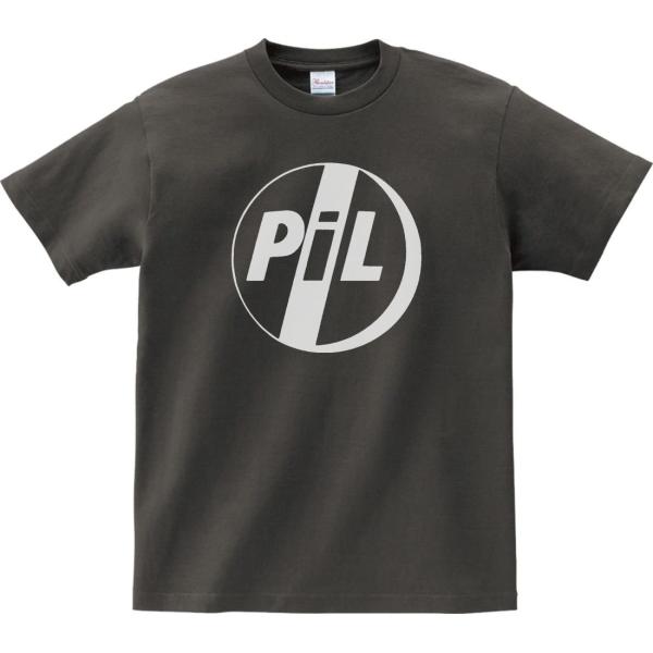 音楽・バンド・ロック・シネマ　 Tシャツ　PIL　チャコール