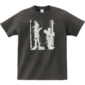 音楽・バンド・ロック・シネマ　 Tシャツ　RAMONES & SEX PISTOLS　チャコール｜Tシャツ専門店 T1500