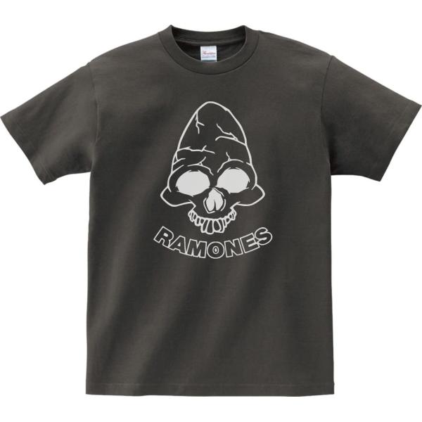 音楽・バンド・ロック・シネマ　 Tシャツ　RAMONES　チャコール