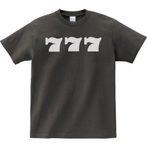 デザイン Tシャツ 777 スリーセブン グレー : Tシャツ専門店