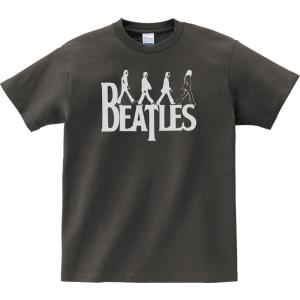 バンド ロック Tシャツ THE BEATLES ビートルズ ダークネイビー